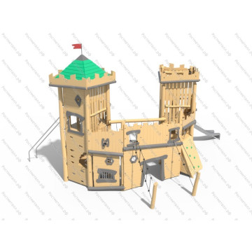 Детский игровой комплекс Замок Эко