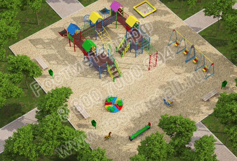 Оформление игровой территории в детском саду