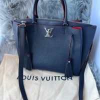 Сумка Louis Vuitton LockMe Tote Marine Rouge