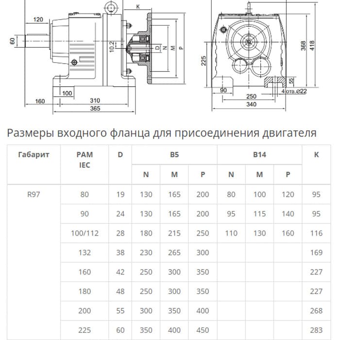 Редуктор Соосно-цилиндрический R97-2 фото 2
