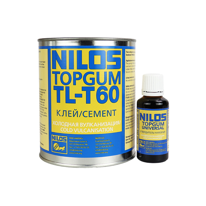 Двухкомпонентный клей Nilos TL-T60 H0259, 700 г + Отвердитель, 35 г фото 1