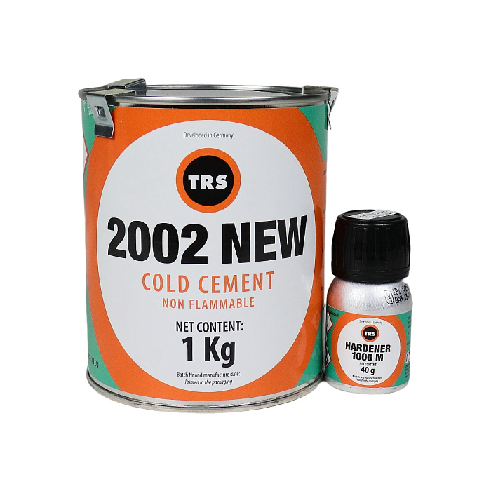 Двухкомпонентный клей для холодной вулканизации TRS 2002 new, 1 кг + Отвердитель TRS 1000 M, 40 г фото 1