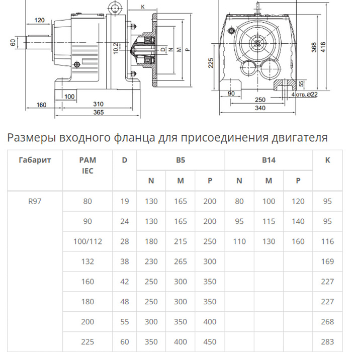 Редуктор Соосно-цилиндрический R97-3 фото 2