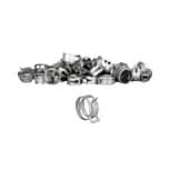 Хомут пружинный 27/12 мм W1 RUSBELT (10 штук в упаковке)