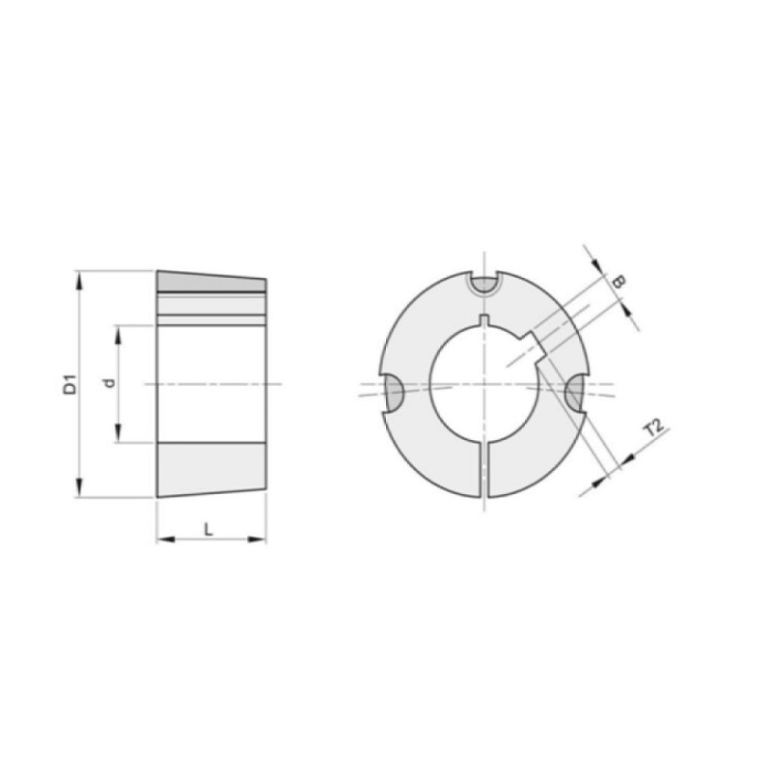 Втулка коническая Taper Bush 3020-50 RUSBELT фото 6