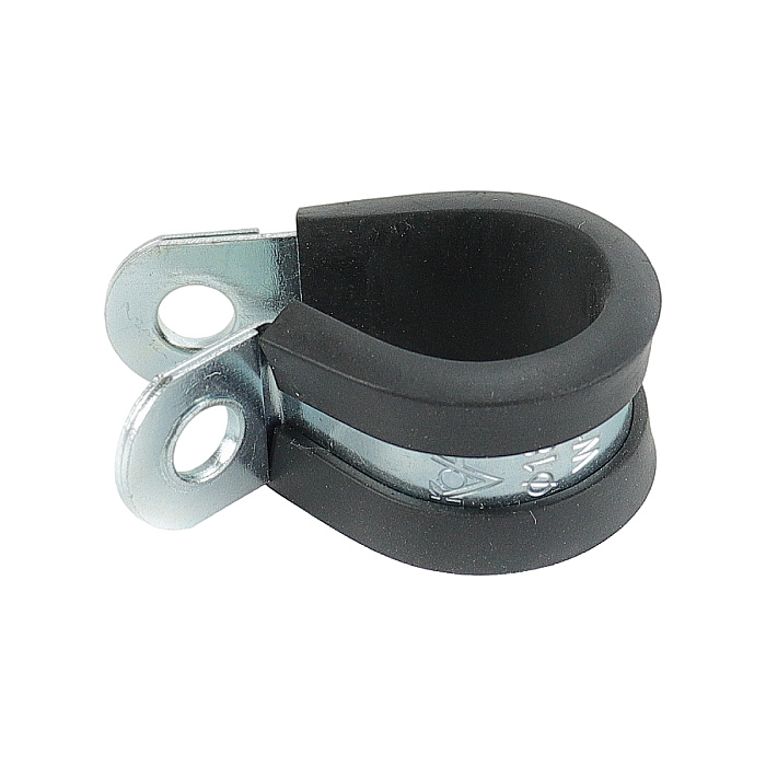 Резиноармированный хомут-скоба Rubber 10/15 мм W1 RUSBELT (10 штук в упаковке) фото 1