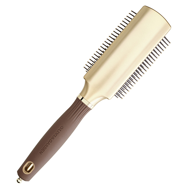 Щетка EXPERT STYLE CONTROL Nylon Bristles Gold&Brown 9 рядов фото