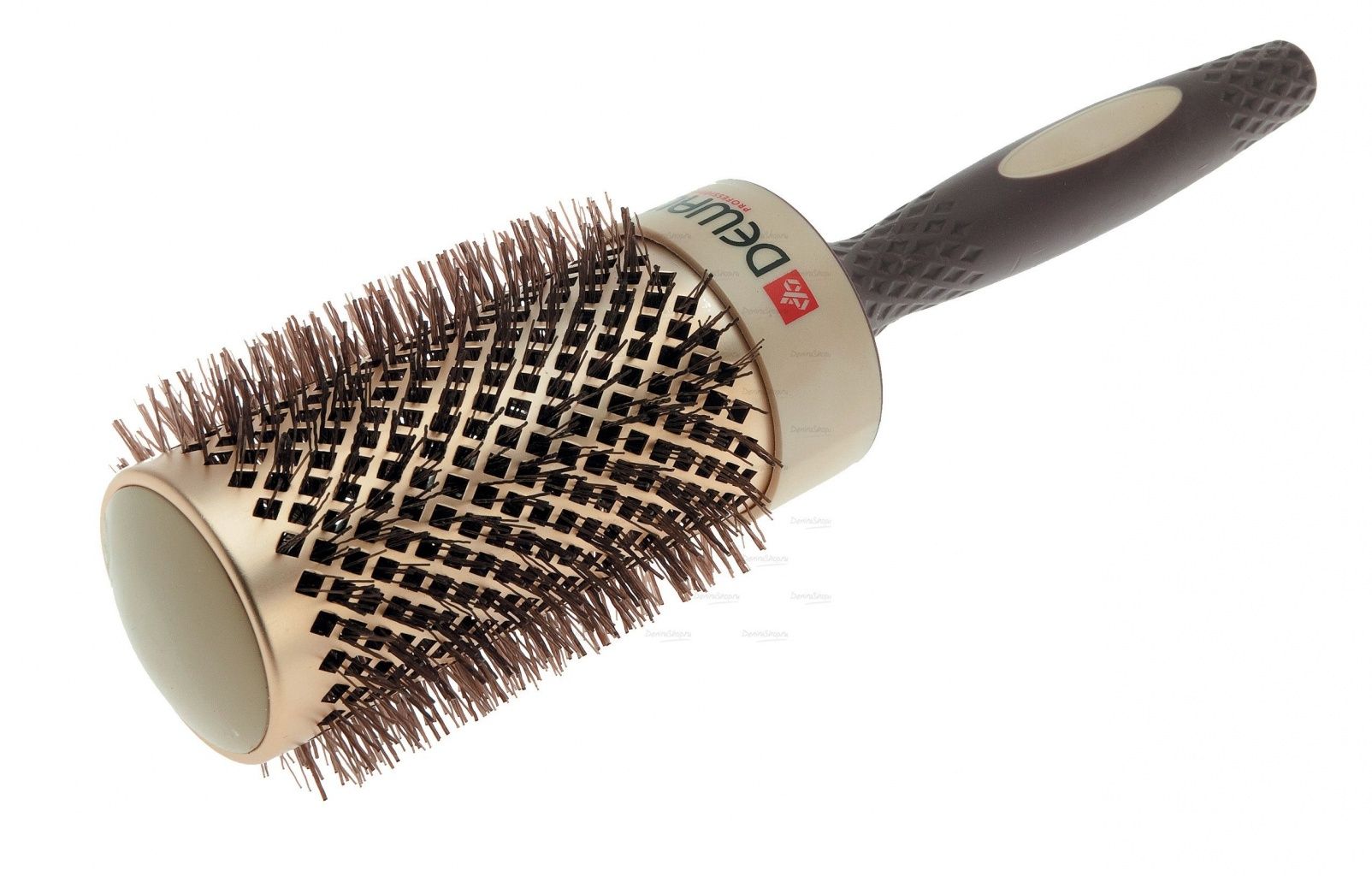 термобрашинг dewal серия"премиум"керам.покрытие, волнистая нейлоновая щетина, литая ручка d53x70мм фотографии в магазине Denirashop.ru