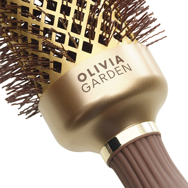 Термобрашинг для волос EXPERT BLOWOUT SHINE Wavy Bristles Gold&Brown 45 мм фото