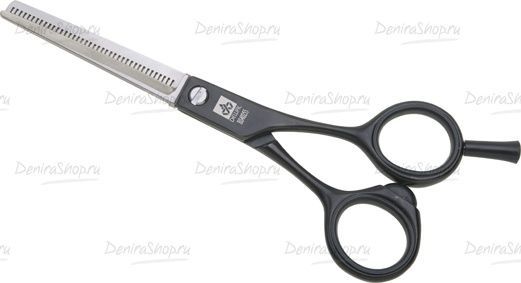 Парикмахерские ножницы филировочные DEWAL, 40 зубцов, 5,5'', черные