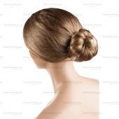 сеточка-паутинка для волос коричневая. фотографии в магазине Denirashop.ru