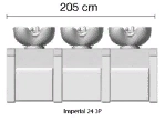 Мойка парикмахерская IMPERIAL 3P Ceriotti 57216