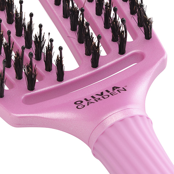 Щетка Fingerbrush Boar&Nylon Celestrial Pink ID1863 фото