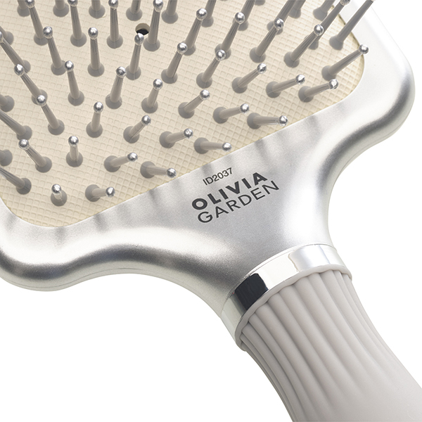 Щетка EXPERT CARE RECTANGULAR Nylon Bristles Silver L фото