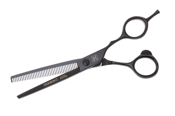 Ножницы филировочные Katachi Black Ergonomic 6.0" (40 зубцов) фото