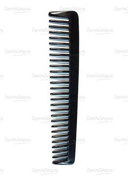 расческа рабочая dewal"эконом" редкозубая, черная 18 см фотографии в магазине Denirashop.ru