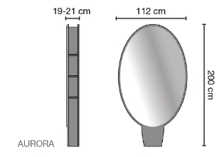 Зеркало парикмахерское AURORA 9840