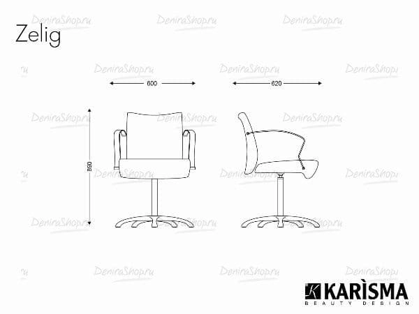 Парикмахерское кресло ZELIG Karisma