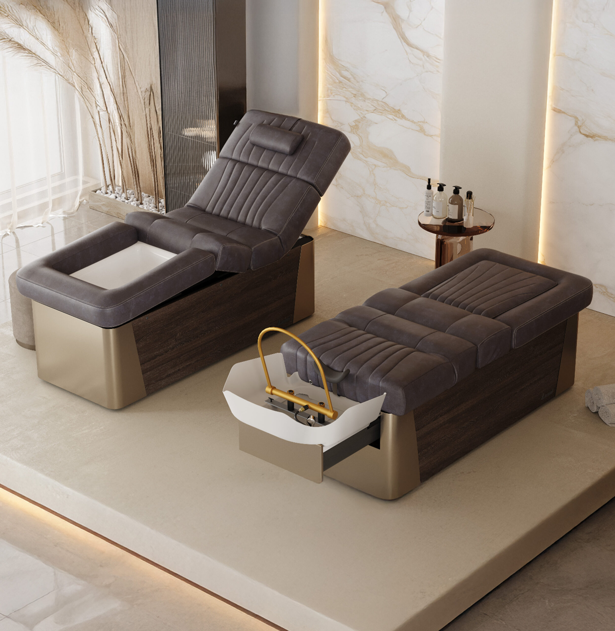 Универсальная многофункциональная кушетка Venice Head Spa картинки Lemi Venice Head Spa