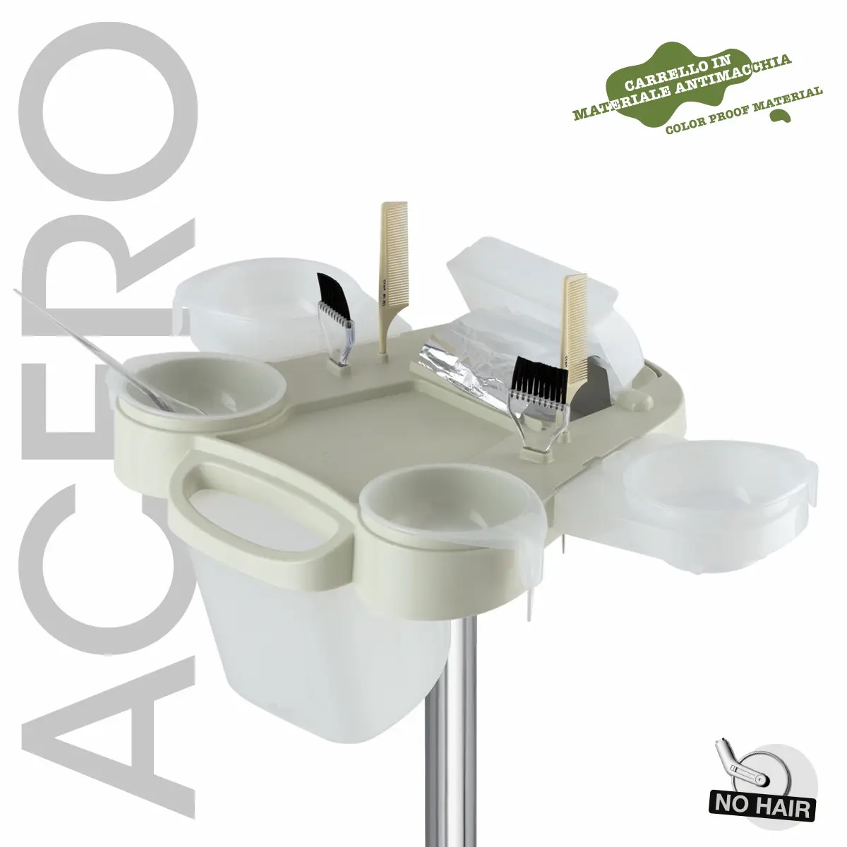 Тележка для окрашивания на колесиках ACERO фотография купить