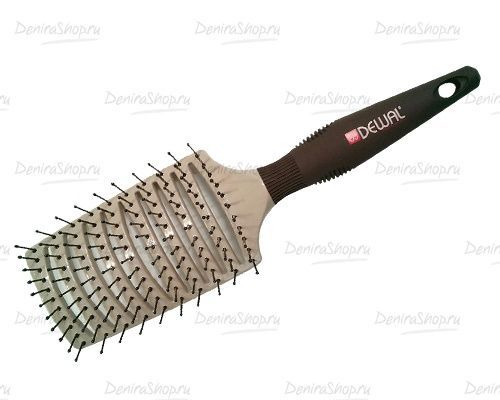 щетка туннельная dewal серия "mokka", с керамическим покрытием, пл.штифт,11 рядов фотографии в магазине Denirashop.ru