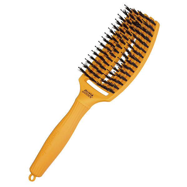 Щетка для укладки Fingerbrush Care Iconic Boar&Nylon YELLOW SUNSHINE ID1836 фото