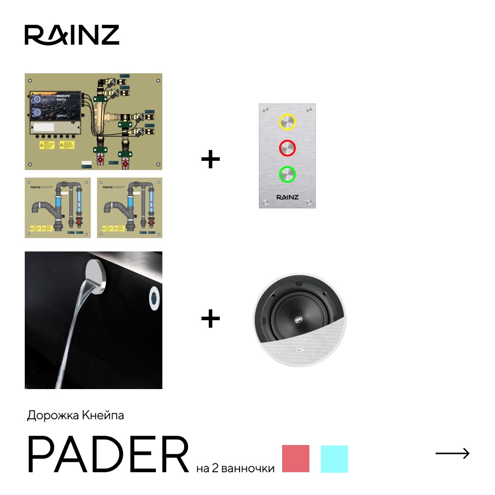 Дорожка Кнейпа RAINZ PADER картинки Rainz RAINZ PADER