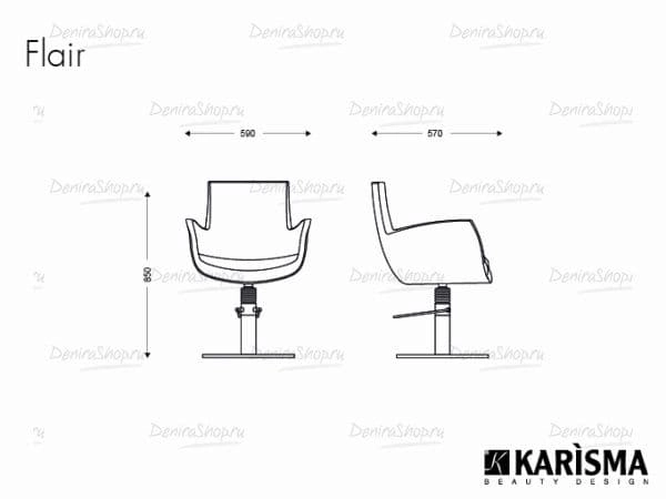 Парикмахерское кресло FLAIR Karisma