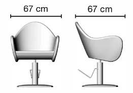 Парикмахерское кресло FLEX Ceriotti