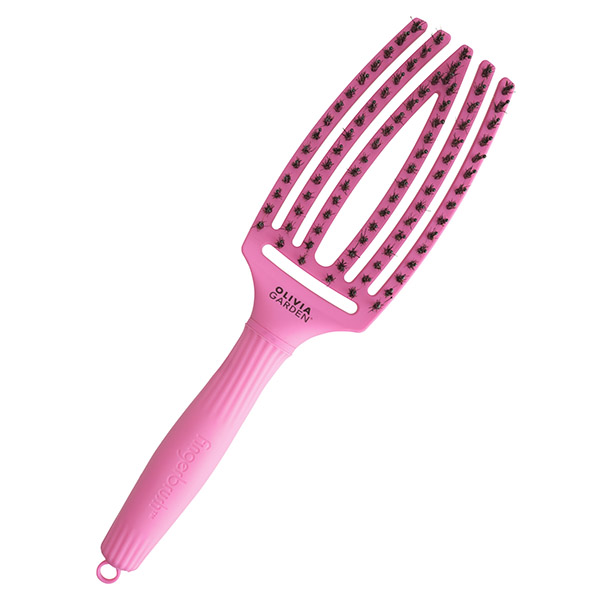 Щетка Fingerbrush Boar&Nylon_2024 Bubble Pink ID1844 фото