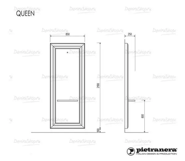 Зеркало парикмахерское QUEEN 959