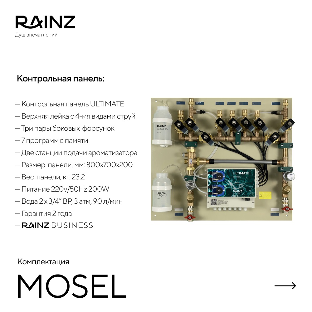 Душ впечатлений MOSEL картинки Rainz MOSEL