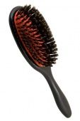 Щётка для волос Grooming средняя натур.щетина фотография купить по выгодной цене в интернет магазине Denirashop.ru 
