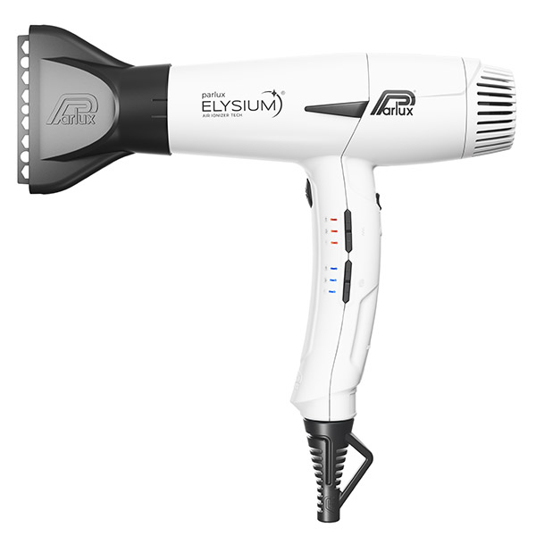 Фен Parlux Elysium Air Ionizer, 2300Вт, ионизация, 3 режима, 3 скорости, белый фото