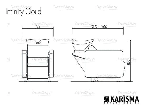 Парикмахерская мойка INFINITY CLOUD RELAX Karisma K8612