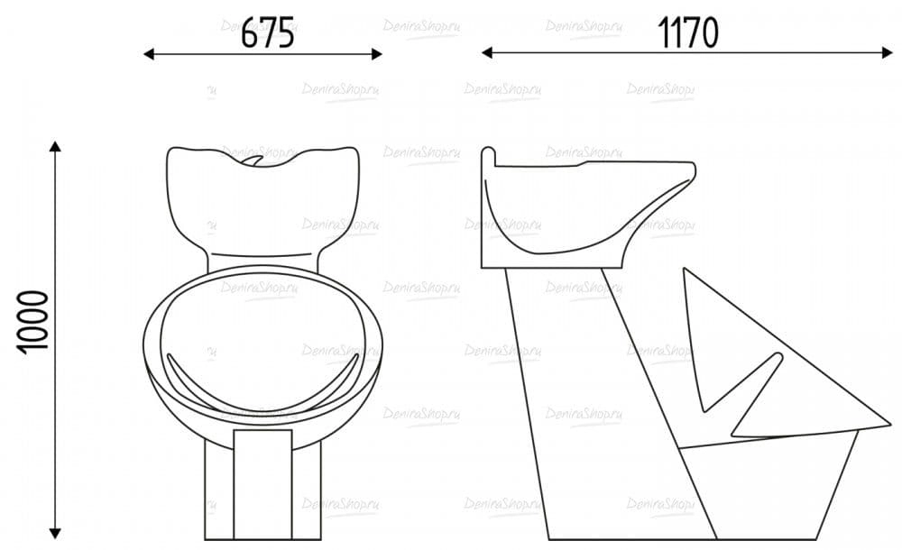 Парикмахерская мойка OASI SUNNY Karisma K534