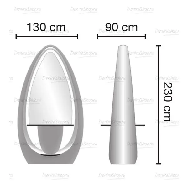 Зеркало парикмахерское BLACK STAR 9826