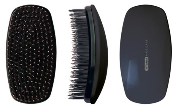 Щетка массажная Detangling Brush черная фото