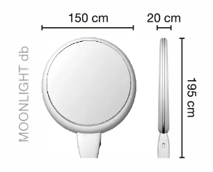 Зеркало парикмахерское MOONLIGHT DB 9851