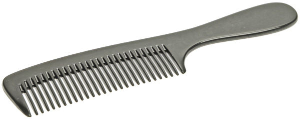 Расчёска с ручкой LARGE-TOOTHED COMB черная фото