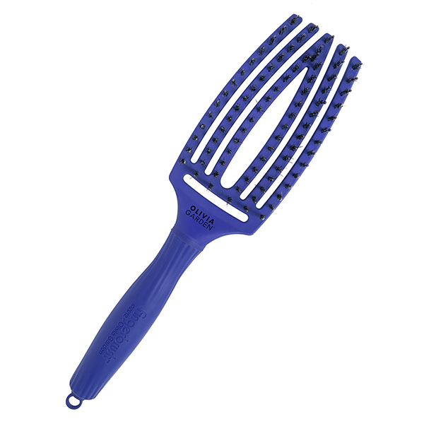 Щетка для укладки Fingerbrush Care Iconic Boar&Nylon BLUE JEANS ID1834 фото