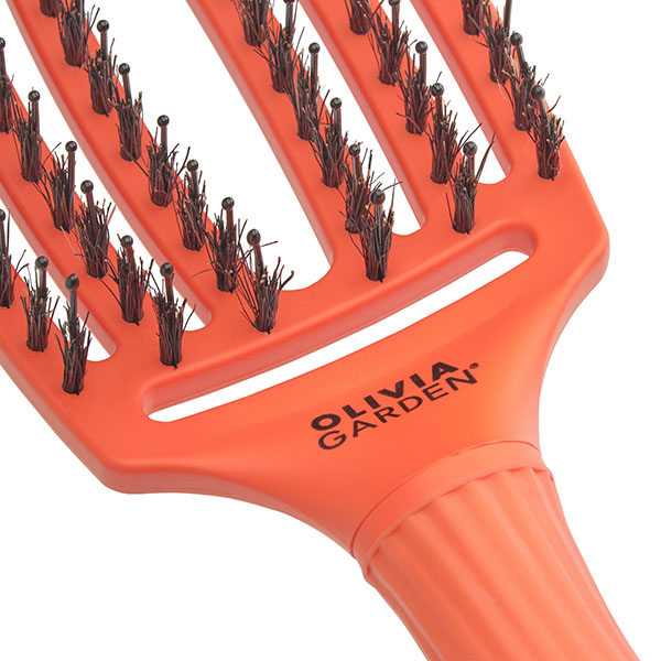 Щетка для укладки Fingerbrush Care Iconic Boar&Nylon ORANGE DREAM ID1837 фото