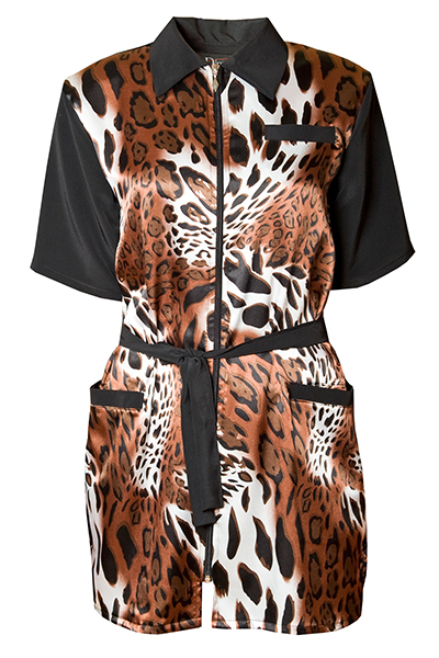 Халат для парикмахера"Leopard" фото