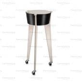 Тележка ICON NERO CON GAMBE LEGNO CHIARO фотография купить