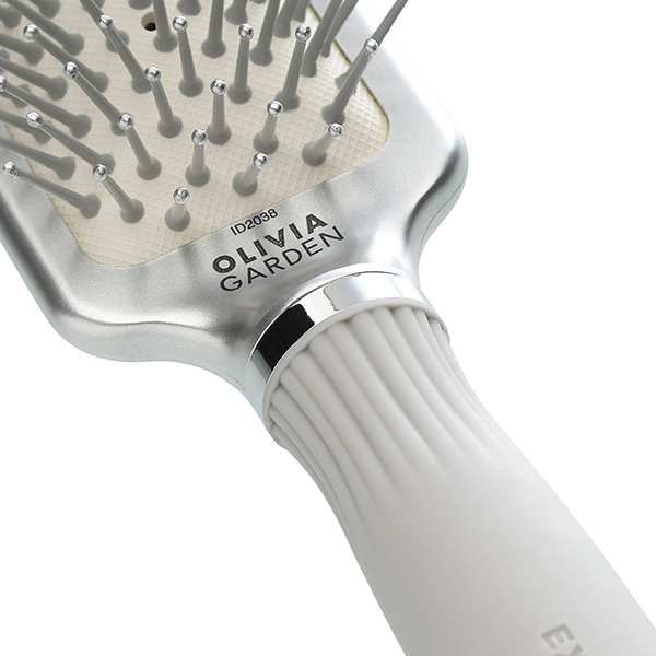 Щётка EXPERT CARE RECTANGULAR Nylon Bristles Silver S фото