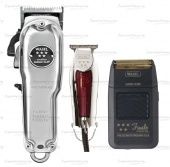 Набор Машинка Для Стрижки Wahl Magic Clip Cordless Metal + Триммер + Шейвер фото