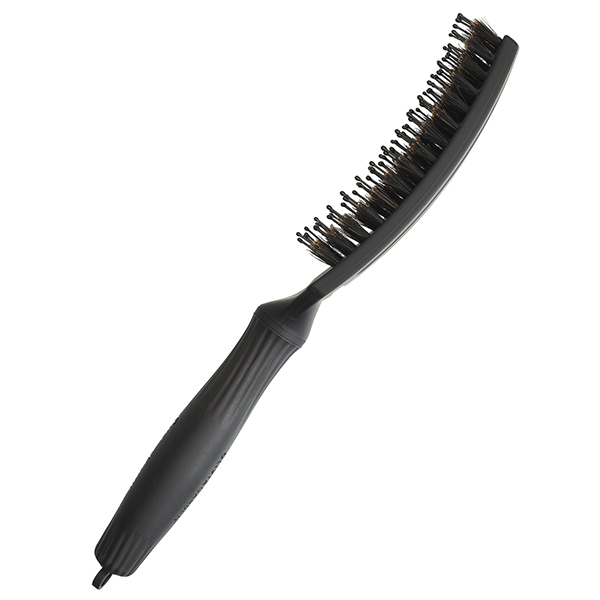 Щетка для волос Olivia Garden Fingerbrush, Care Iconic Boar&Nylon Full, Black, размер- M ID1729 фото