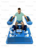 Ванна 4-х камерная гидрогальваническая Истра-4К  Physiotechnica