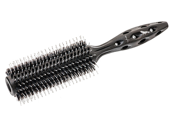 Термобрашинг для волос Y.S.parc 560 Carbon Tiger Brush, диаметр- 54 мм, щетина кабана и нейлон, корпус -карбон фото