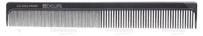 расческа рабочая dewal prime комбинированная, черная 19 см фотографии в магазине Denirashop.ru